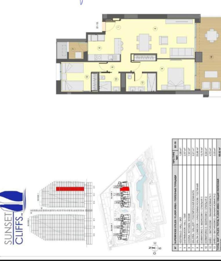 Apartment Sunset Cliffs Poniente Benidorm Eksteriør bilde